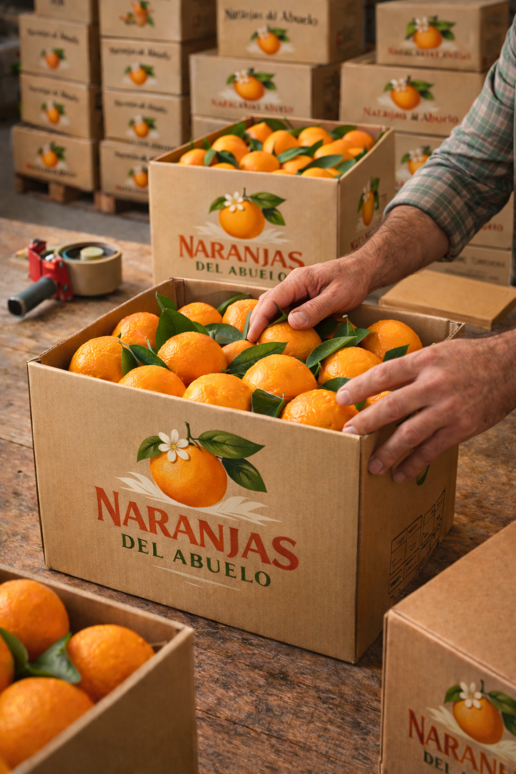Empaquetado de naranjas